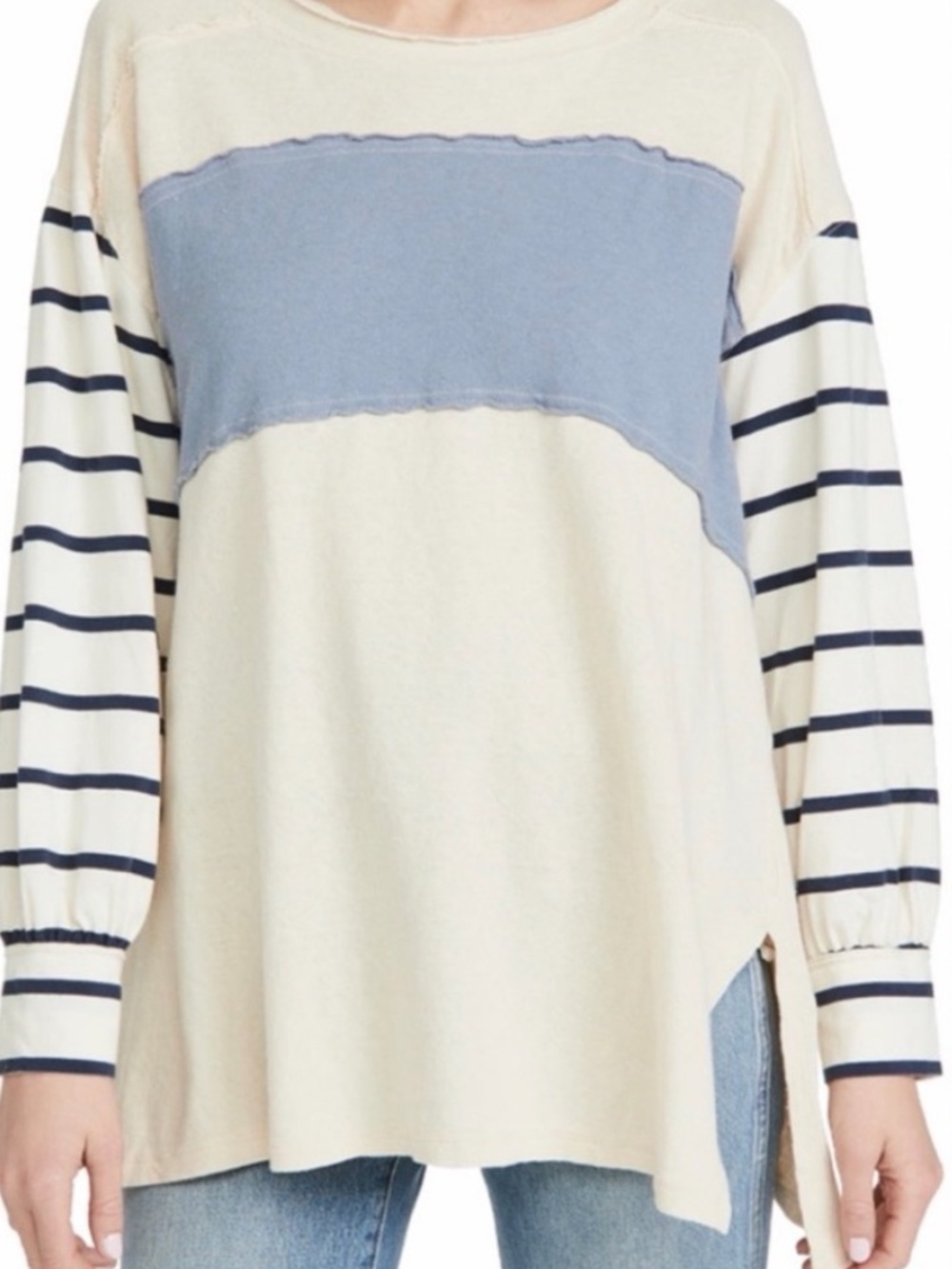 We The Free Cream Pullover Top